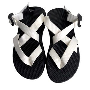 Chaco Tegu Sandals Creamy White Slip On Shoes